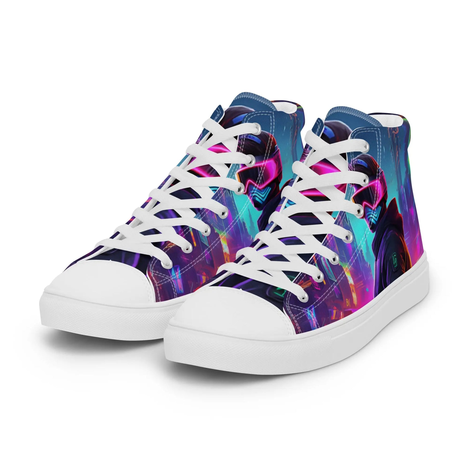 CityGlow High Top Sneakers: AI-Engineered, Unleash Your Gaming Style with Unisex, Durable, Comfortable Urban-Inspired Design Kinetic Footwear