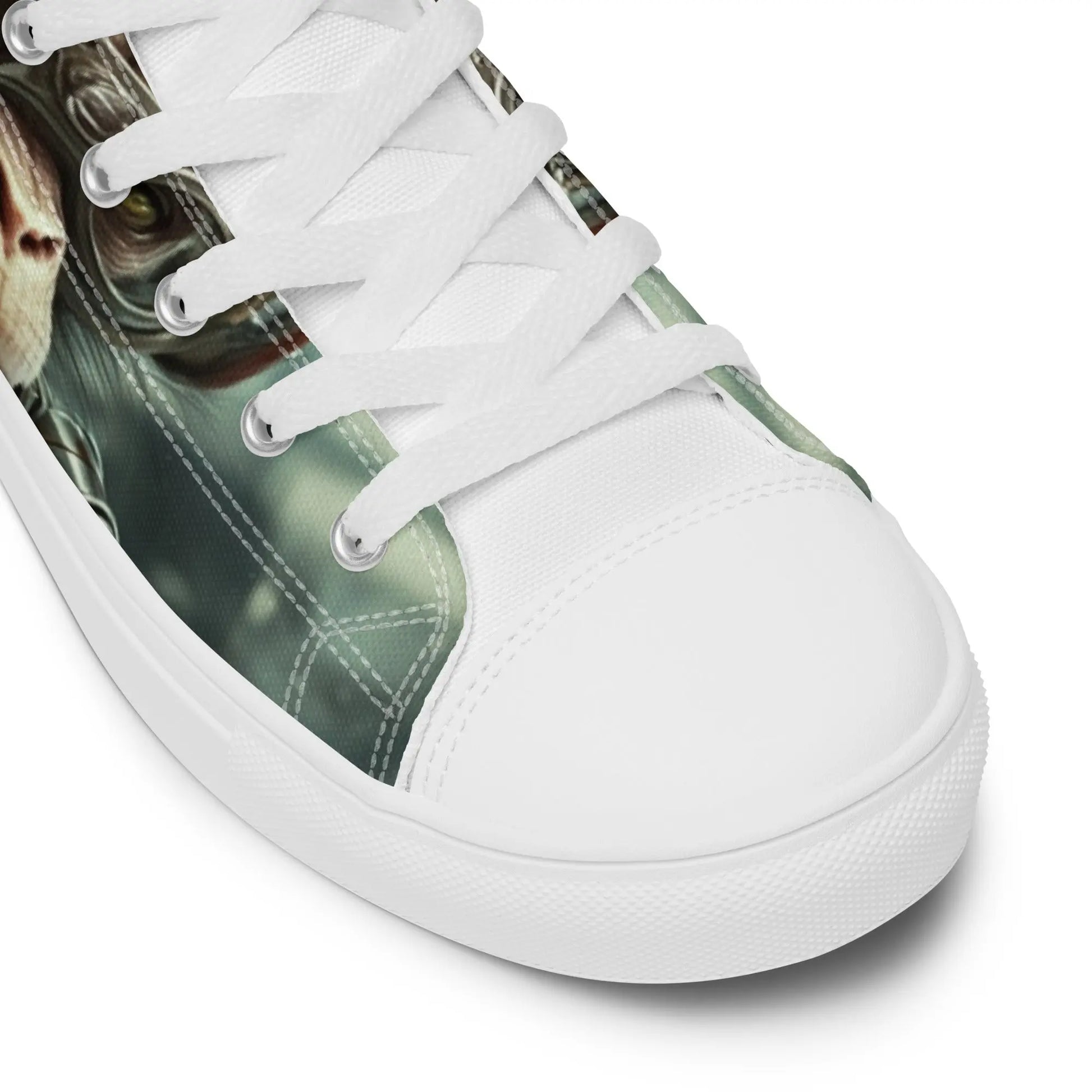 CyberEdge Monkey High Top Sneakers: AI-Engineered, Unisex, Perfect Blend of Edgy and Cool, Durable, Comfortable, Futuristic-Inspired Design Kinetic Footwear