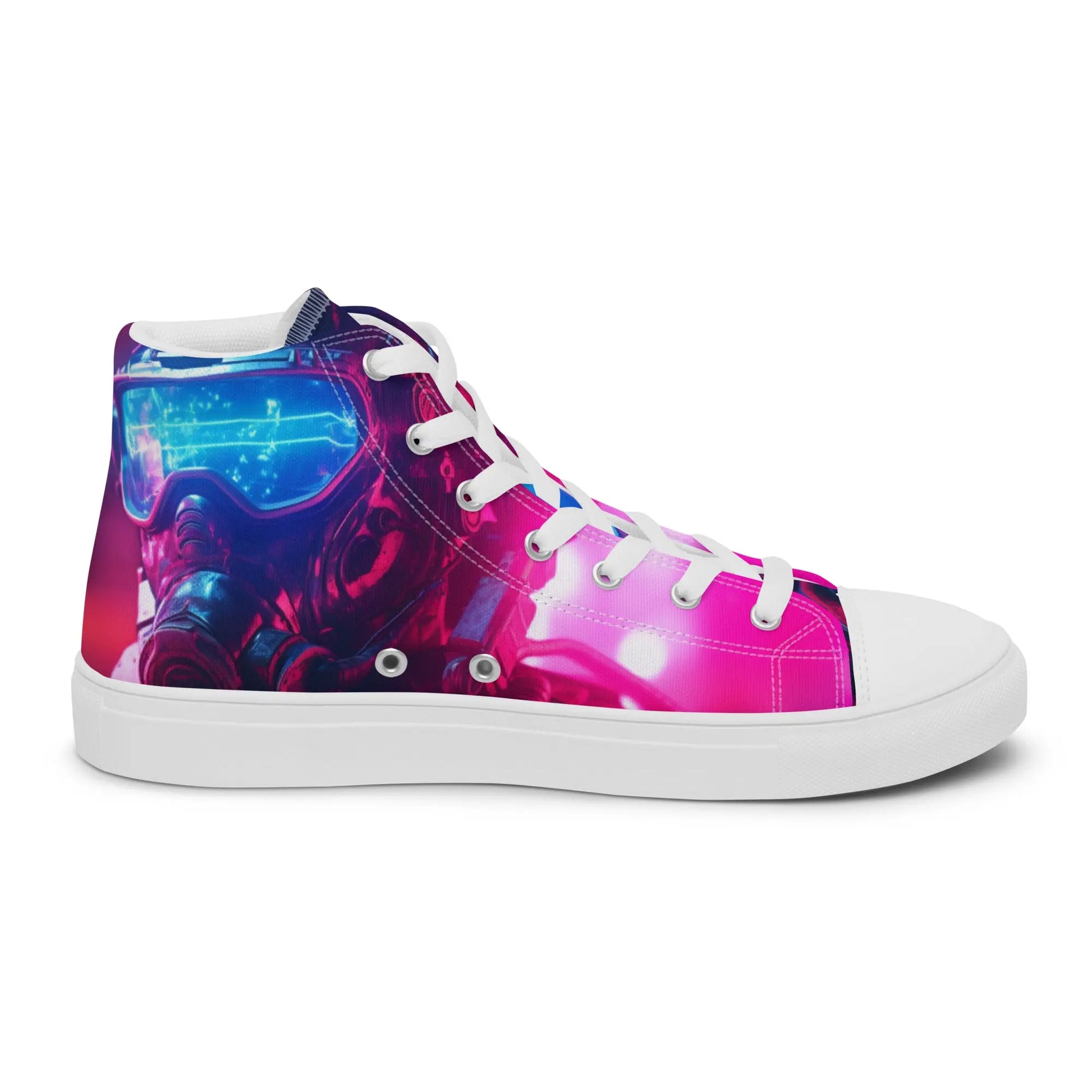 StormStrike High Top Sneakers: AI-Engineered, Unisex, Embrace the Electrifying Warrior, Durable, Comfortable, Thunder-Themed Footwear Kinetic Footwear